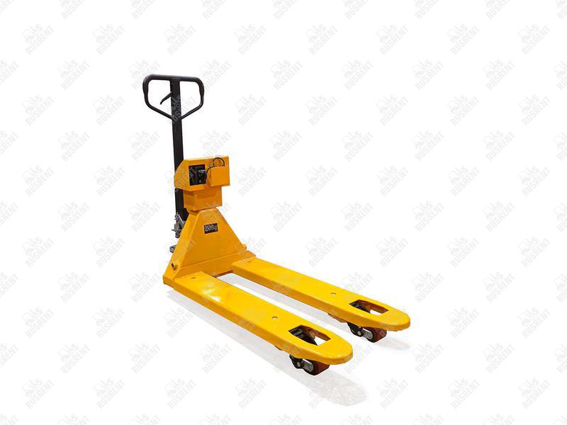 Тележка гидравлическая с весами 2500 кг 1150 мм полиуретановые колеса TOR AC-CW2 (серия G)