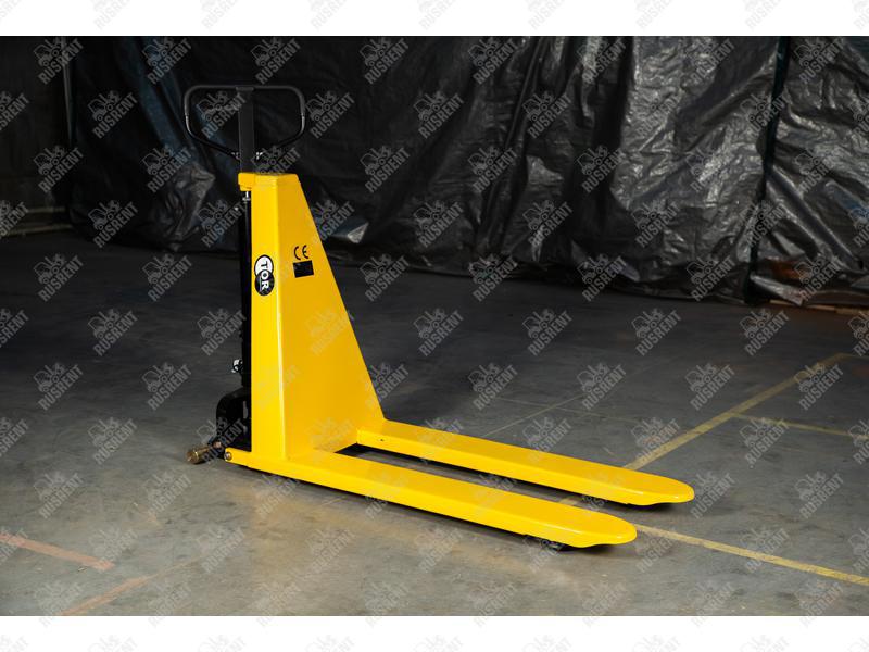 Тележка гидравлическая 1500 кг 1150 мм TOR HLS1500Q с ножничным подъемом (полиуретановые колеса) (Z)