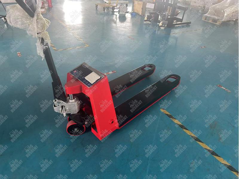 Тележка гидравлическая с весами и принтером 2500 кг 1150 мм полиуретановые колеса TOR AC-CW2 (серия K)