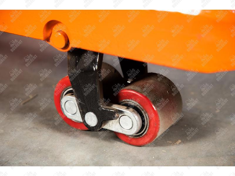 Тележка гидравлическая 2500 кг 1150х1150 мм TOR ZT для рулонов (полиуретановые колеса)