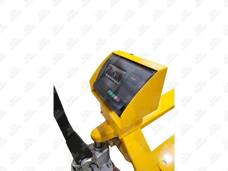 Тележка гидравлическая 2500 кг 1150 мм TOR CBY-CW2 (модель Z) с весами (полиуретановые колеса)