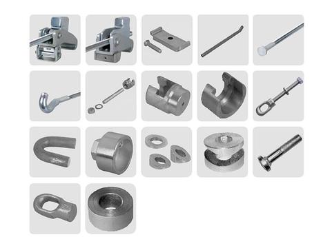 Крепления регулировочной тяги DU THREADED STUD M20X2.5 M20X2.5/M16X1.5 JD 84