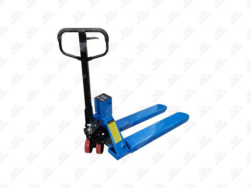 Тележка гидравлическая 2500 кг 1150 мм TOR CBY-CW2 (модель N) с весами (полиуретановые колеса)