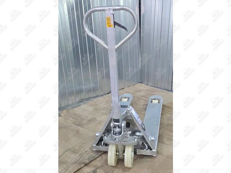 Тележка гидравлическая 2500 кг 1150 мм TOR WH-25G оцинкованная (нейлоновые колеса)