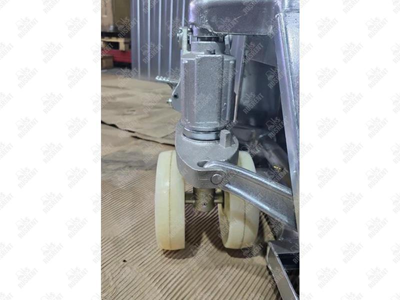 Тележка гидравлическая 2500 кг 1150 мм TOR WH-25G оцинкованная (нейлоновые колеса)