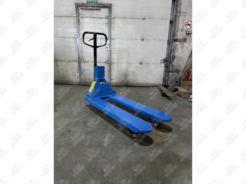 Тележка гидравлическая 2000 кг 1150 мм TOR CBY-CW2 (модель N) с весами (полиуретановые колеса)