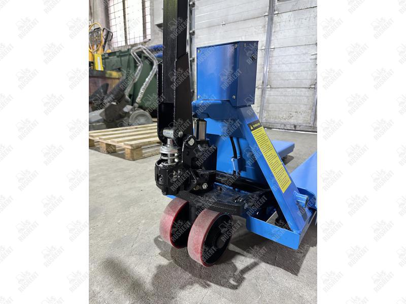 Тележка гидравлическая 2000 кг 1150 мм TOR CBY-CW2 (модель N) с весами (полиуретановые колеса)