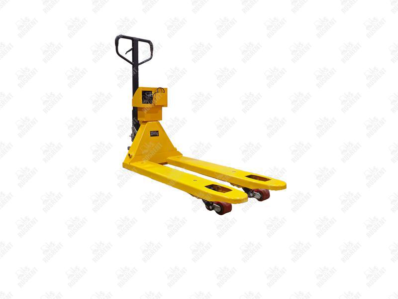 Тележка гидравлическая 2500 кг 1150 мм TOR CBY-CW2 (модель Z) с весами (полиуретановые колеса)