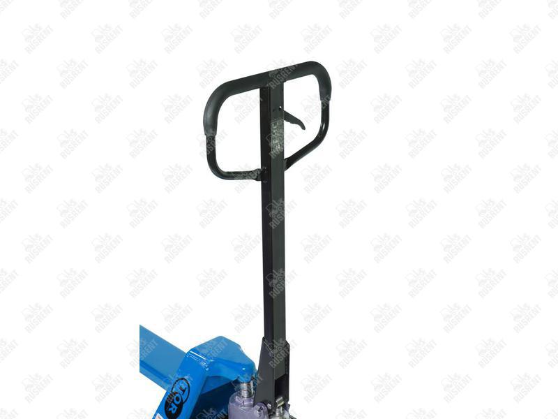 Тележка гидравлическая 2500 кг 1150х450 мм TOR RHP(BF) узковильная (полиуретановые колеса)