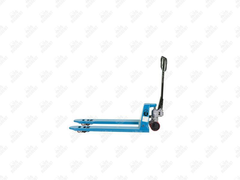 Тележка гидравлическая 2500 кг 1150х450 мм TOR RHP(BF) узковильная (полиуретановые колеса)