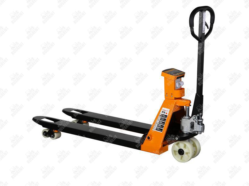 Тележка гидравлическая с весами 2000 кг 1150 мм полиуретановые колеса TOR AC-CW2 (серия G)