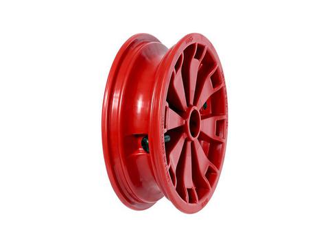 Колесо для тачки пластиковое GO 2.25AX4 H2 TL 35X71/71 NO-HUB CAP RAL3000 Red STARCO-Stamp with Gizmo