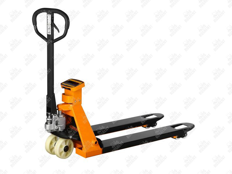 Тележка гидравлическая с весами 2000 кг 1150 мм полиуретановые колеса TOR AC-CW2 (серия G)