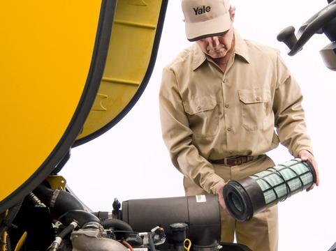 Техническое обслуживание газ-бензинового погрузчика Yale ТО-4 (2000 мото-часов)