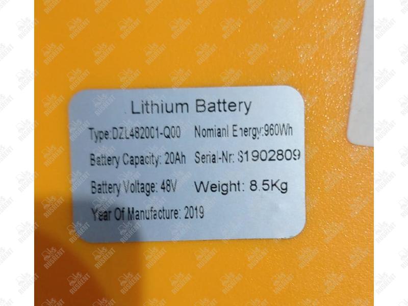 Аккумулятор для тележек CBD15W-Li 48V/20Ah литиевый (Li-ion battery)