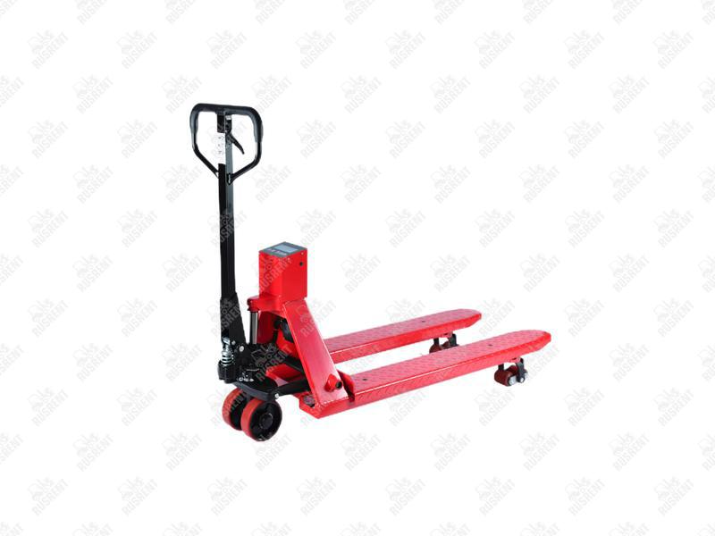 Тележка гидравлическая с весами 2500 кг 1150 мм на пальчиковых батарейках TOR CBY-CW2-AA (серия N)