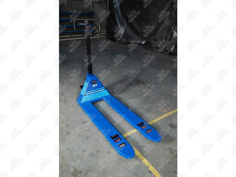 Тележка гидравлическая 3000 кг 1150 мм TOR RHP низкопрофильная (полиуретановые колеса)