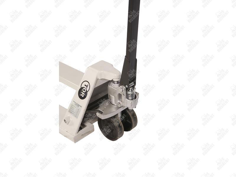 Тележка гидравлическая 3000 кг 1150 мм TOR RHP (полиуретановые колеса)