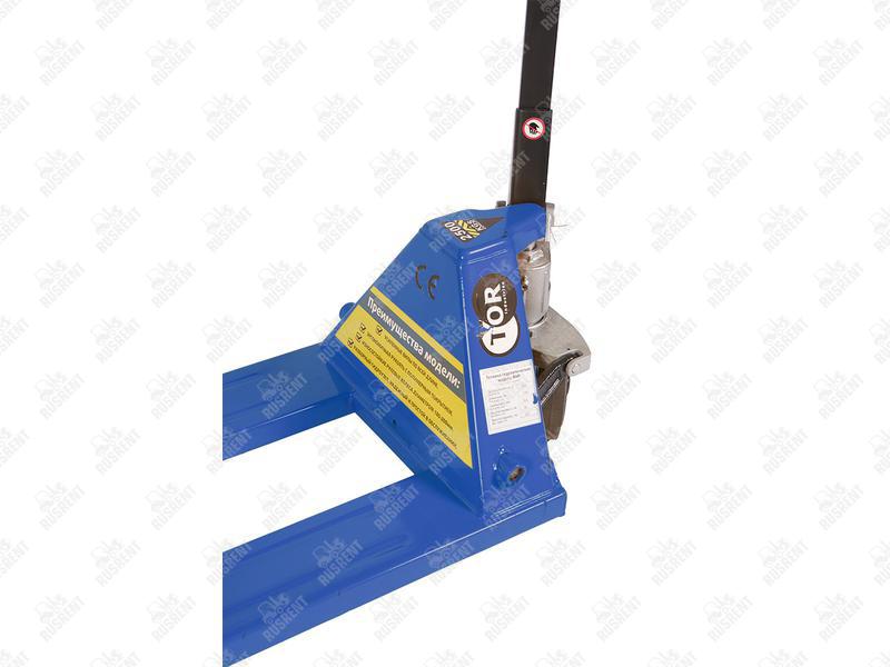 Тележка гидравлическая 2500 кг 1150 мм TOR RHP(BF) (резиновое колесо)