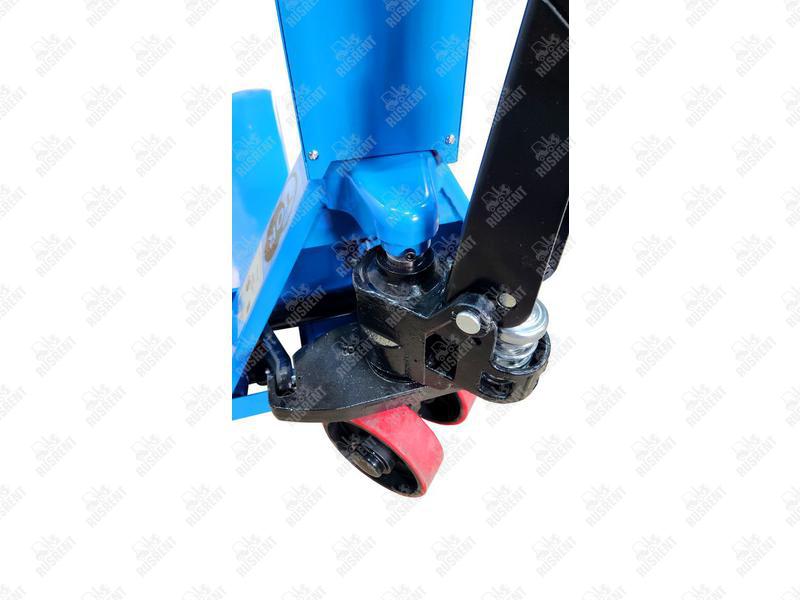 Тележка гидравлическая 2500 кг 1150 мм TOR CBY-CW2 (модель N) с весами (полиуретановые колеса)