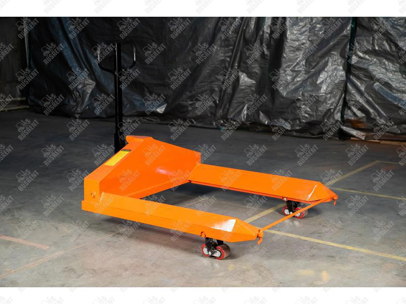 Тележка гидравлическая 2500 кг 1150х1150 мм TOR ZT для рулонов (полиуретановые колеса)